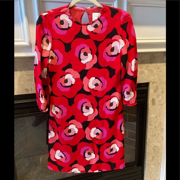 Kate Spade Deco Rose Floral Dress